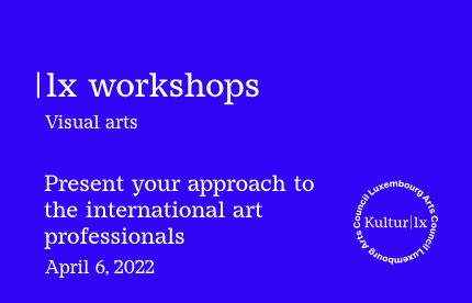 |lx workshop: Present your approach to the international art professionals
