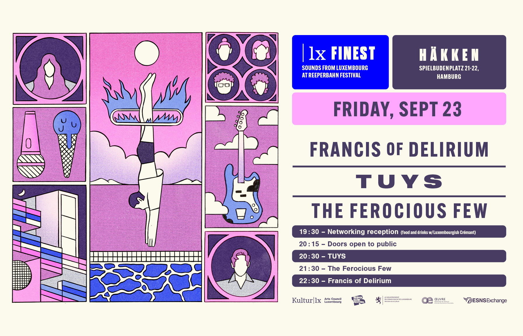 |lx finest - Sounds from Luxembourg at Reeperbahn Festival 2022