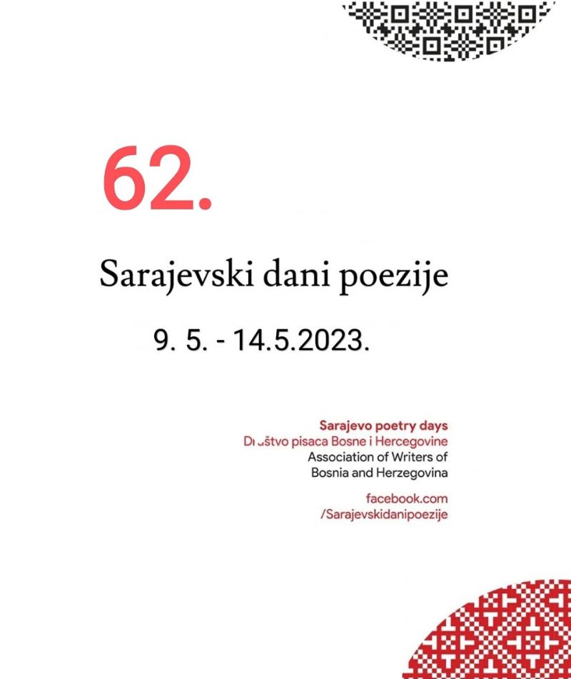 Poetry afternoon with Faiz Softić - "62. Sarajevo Poetry Days"