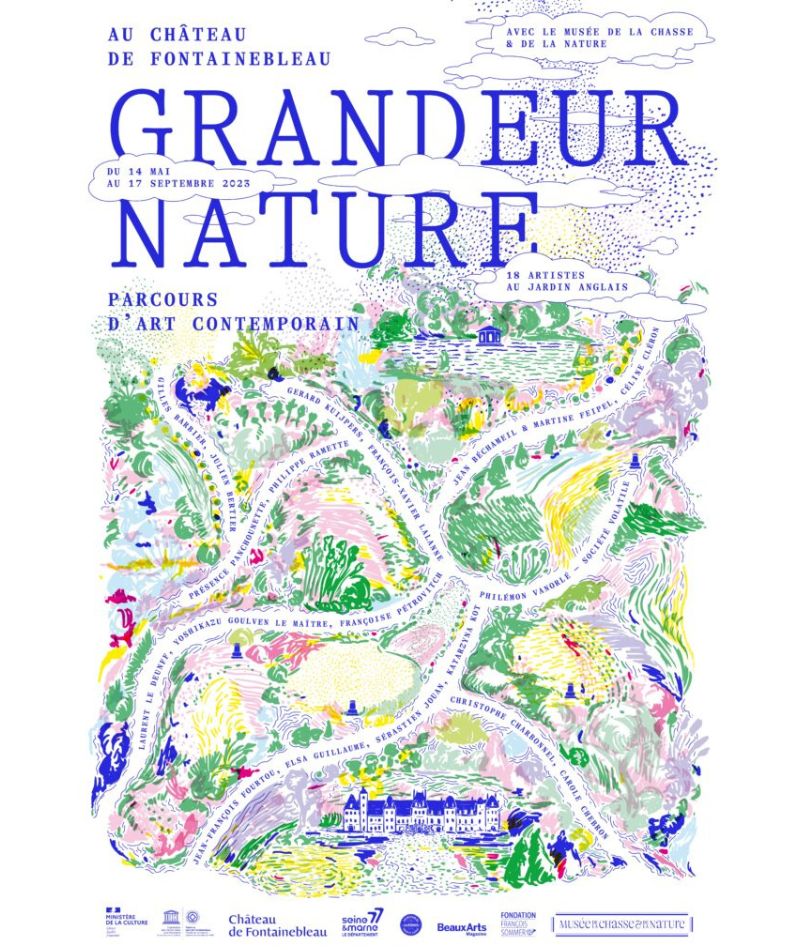 Martine Feipel & Jean Béchameil und Katarzyna Kot - "Grandeur Nature. 18 artistes au jardin"