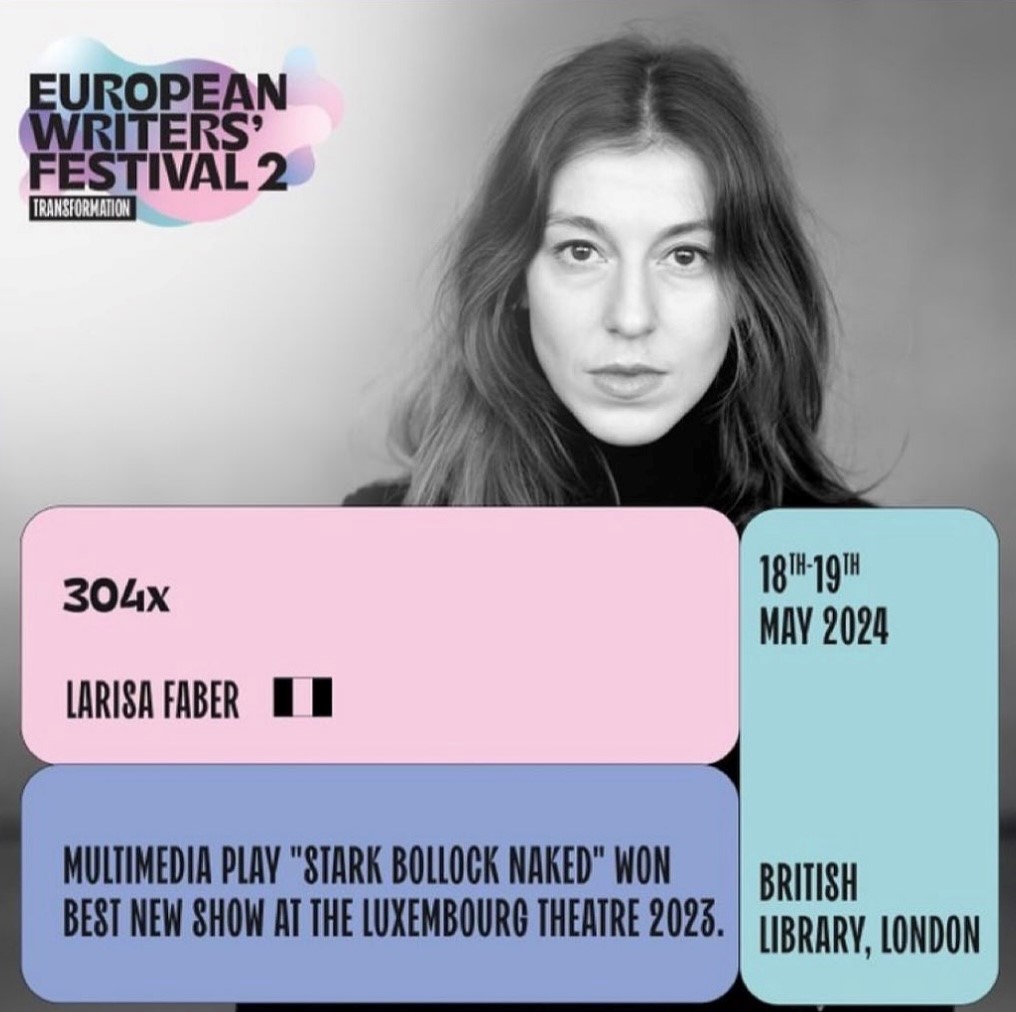 Larisa Faber au European Writers’ Festival (UK)
